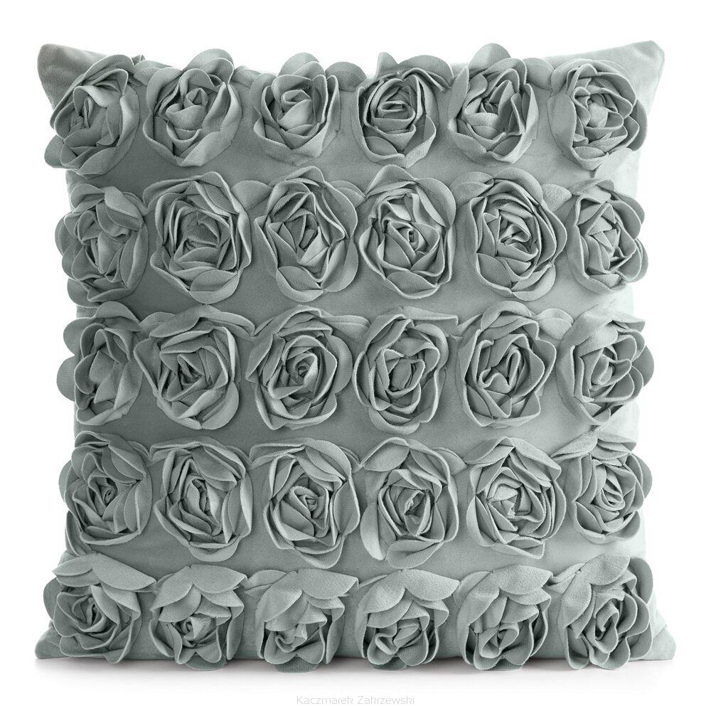 Poszewka dekoracyjna ROSES 45x45 Eva Minge Eurofirany miętowy