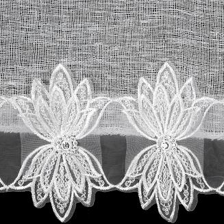 Firana gotowa SOPHIA 130x50 Eurofirany biały