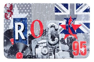 Dywanik łazienkowy ROCK 60x90 Eurofirany wielokolorowy