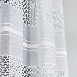 Firanka żakardowa gotowa na żabki KORINO 310x160 biała
