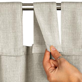 Zasłona gotowa na szelkach GARDEN 155x220 Eurofirany beżowy