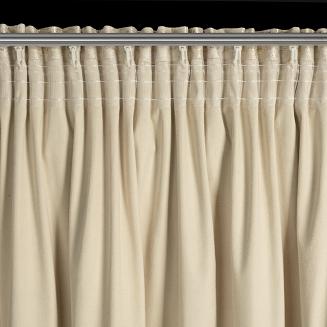 Zasłona gotowa na taśmie RENIA 140x270 Eurofirany jasnobeżowy