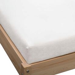 Prześcieradło jersey z gumką 120x200 biały