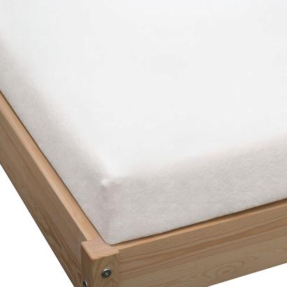 Prześcieradło jersey z gumką 120x200 biały