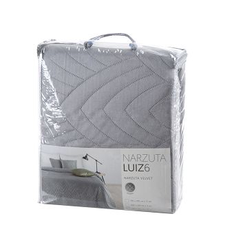 Narzuta dekoracyjna LUIZ 220x240 srebrny