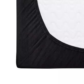 Prześcieradło jersey z gumką 120x200 Darymex czarne