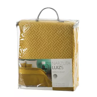 Narzuta dekoracyjna LUIZ 170x210 musztardowy
