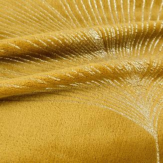 Koc narzuta GINKO1 150x200 Eurofirany złoty