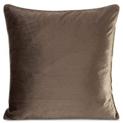 Poszewka dekoracyjna GAJA2 45x45 Eurofirany ciemnobrązowa z lamówką