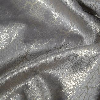 Zasłona gotowa na taśmie INGRID 140x270 Eurofirany stalowy