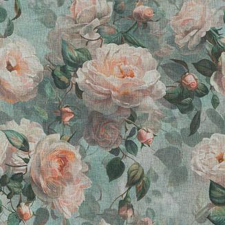 Zasłona gotowa na przelotkach INKA 140x250 Eurofirany miętowy