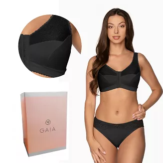 Biustonosz GAIA Soft Rachela 1163 miękki czarny