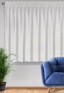 Firana gotowa na taśmie SIBEL 300x150 Eurofirany biały/szampański