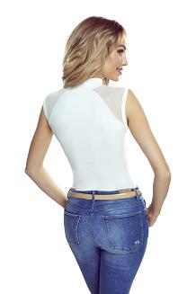 Bluzka damska bez rękawów Coral ecru