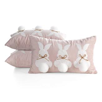 Poszewka dekoracyjna WIOSNA 30x50 Eurofirany jasnoróżowy