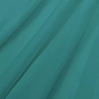 Pościel satyna bambusowo-bawełniana STRIPE SEA TURQUOISE 180x200 Darymex jednokolorowa turkusowa