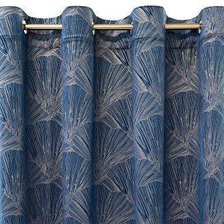 Zasłona gotowa na przelotkach ZAS 140x250 Pierre Cardin Eurofirany granatowy