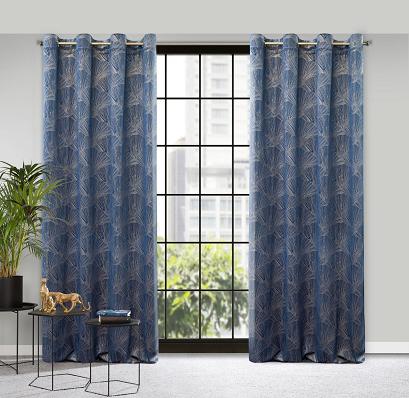 Zasłona gotowa na przelotkach GOJA 140x250 Pierre Cardin Eurofirany granatowy