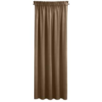 Zasłona gotowa na taśmie SIBEL 140x270 Eurofirany brązowa