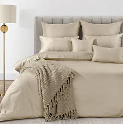 Pościel satynowa ELEGANT1D 140x200 Eva Minge Eurofirany beżowy