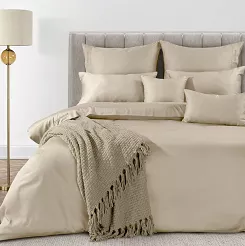 Pościel satynowa ELEGANT1D 140x200 Eva Minge Eurofirany beżowy