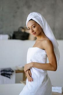 Ręcznik Hotelowy SPA Sauna 70x140 biały