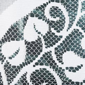 Firanka żakardowa gotowa na żabki MELANIA 250x120 biała