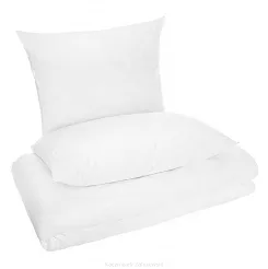 Poszwa hotelowa 160x200 noris standard biała zapinana na zamek