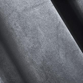 Zasłona gotowa na przelotkach MELANIA 140x250 Eurofirany grafitowa