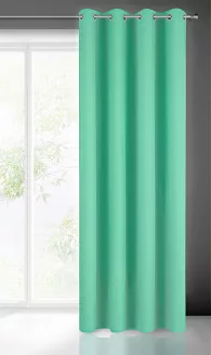 Zasłona gotowa na przelotkach ADORE 140x250 Design91 miętowy