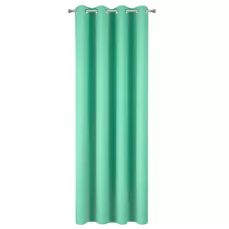 Zasłona gotowa na przelotkach ADORE 140x250 Design91 miętowy