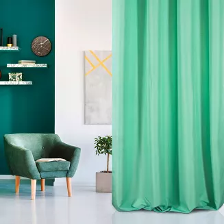 Zasłona gotowa na przelotkach ADORE 140x250 Design91 miętowy