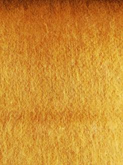 Koc wełniany jednobarwny z frędzlami miodowy