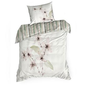 Pościel z makosatyny BIANCA 160x200 Eurofirany biały