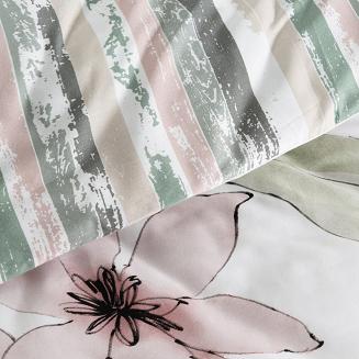 Pościel z makosatyny BIANCA 160x200 Eurofirany biały