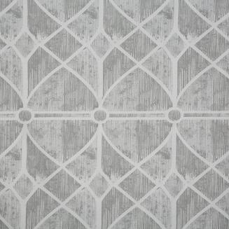 Pościel satynowa SPRING 140x200 Eurofirany szara biała geometryczny wzór