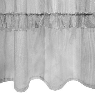 Firana gotowa na przelotkach ARIANA 140x250 Eurofirany szary