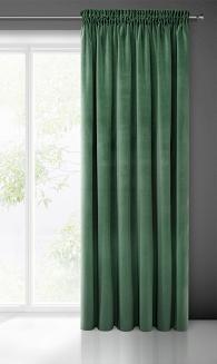 Zasłona gotowa na taśmie KRISTI 140x270 Eurofirany zielony