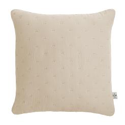 Poszewka dekoracyjna TERRA 45x45 pikowana jasnobeżowa