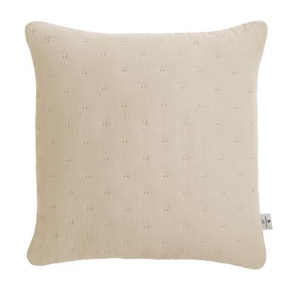 Poszewka dekoracyjna TERRA 45x45 pikowana jasnobeżowa