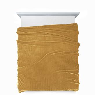 Koc narzuta CINDY2 170x210 Design91 musztardowy