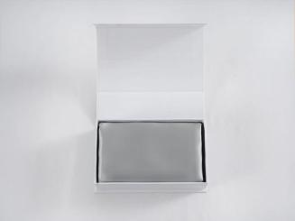 Jedwabna poszewka na poduszkę 40x40 jedwab morwowy szara