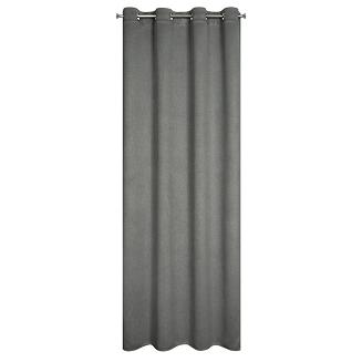 Zasłona gotowa na przelotkach CARLO 140x250 Eurofirany popielaty