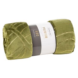 Koc narzuta LUNA 150x200 Eurofirany oliwkowy