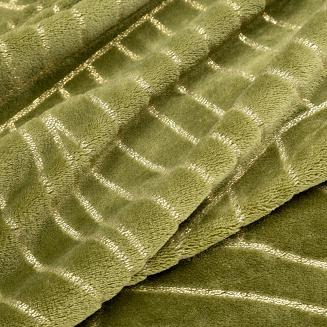 Koc narzuta LUNA 150x200 Eurofirany oliwkowy