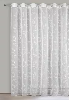 Firana gotowa na przelotkach ANIRA 350x250 Eurofirany biały