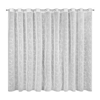 Firana gotowa na przelotkach ANIRA 350x250 Eurofirany biały