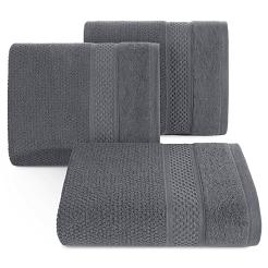 Ręcznik bawełniany DANNY 50x90 Eurofirany grafitowy