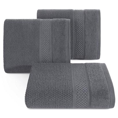 Ręcznik bawełniany DANNY 50x90 Eurofirany grafitowy