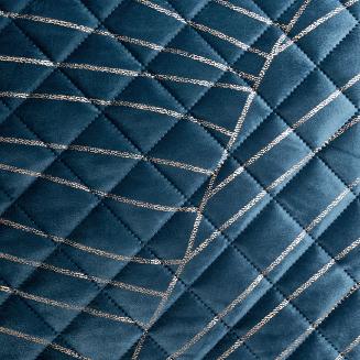 Narzuta dekoracyjna MUSA2 170x210 granatowy/złoty